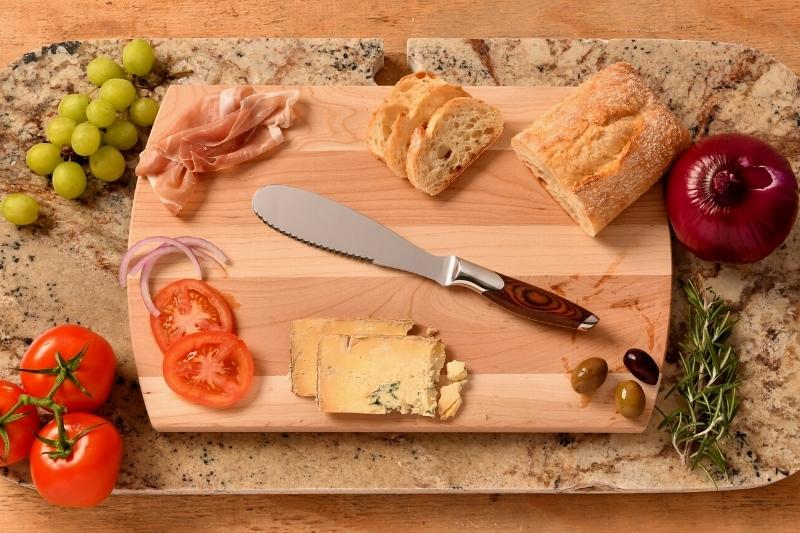 custom cutting board made from hardwood