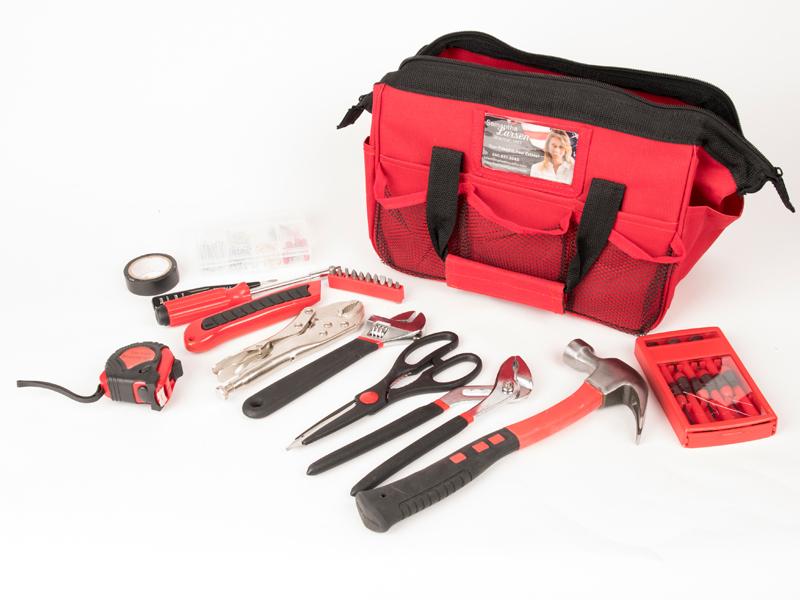 Home Essentials Tool Tote Red